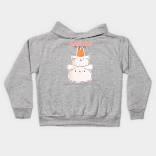 Kagami Mochi Bun Kids Hoodie